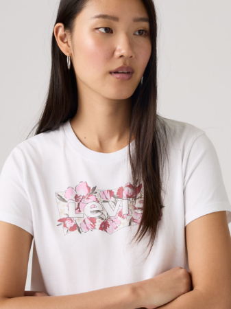 FEMEI - Levi's Tricou Alb Regular Femei