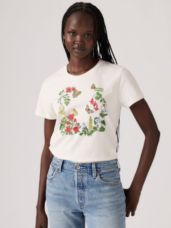 FEMEI - Levi's Tricou Alb Regular Femei