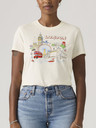 ЖЕНЩИНЫ - Levi's Женская Футболка Белая Regular