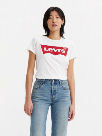 IMBRACAMINTE - Levi's Tricou Alb Regular Femei