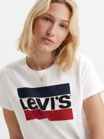 Levi's Женская Футболка Белая Regular [2]