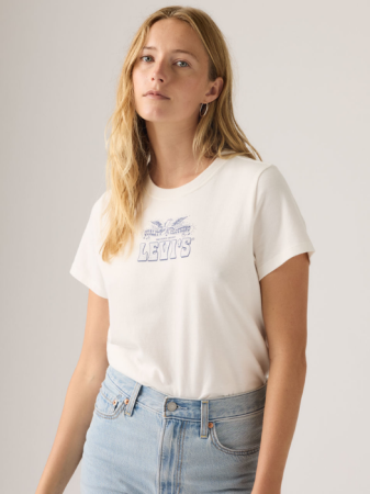 FEMEI - Levi's Tricou Alb Regular Femei