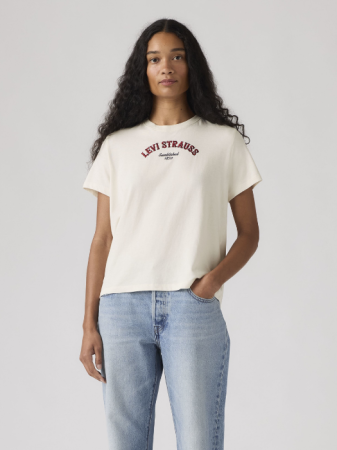 FEMEI - Levi's Tricou Alb Regular Femei