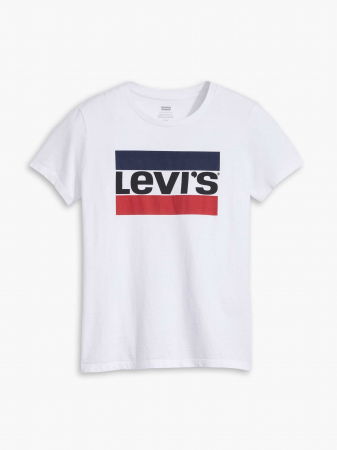 Levi's Женская Футболка Белая Regular [3]