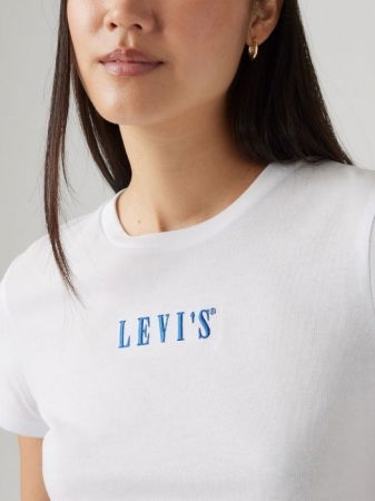 Футболки и Топы - Levi's Женская Футболка Белая Regular