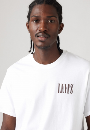 BARBATI - Levi's Tricou Alb Relaxed Barbati
