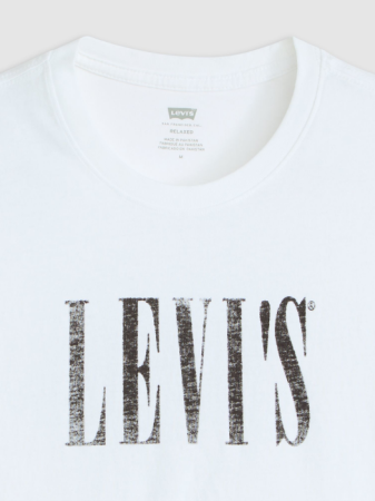 BARBATI - Levi's Tricou Alb Relaxed Barbati