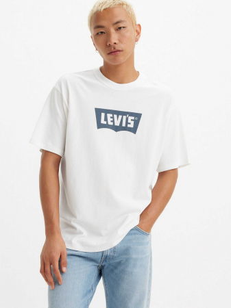 Tricouri si Polo - Levi's Tricou Alb Relaxed Barbati