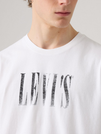 BARBATI - Levi's Tricou Alb Relaxed Barbati