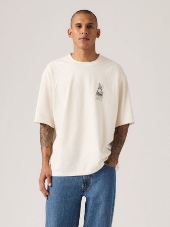 BARBATI - Levi's Tricou Alb Relaxed Barbati