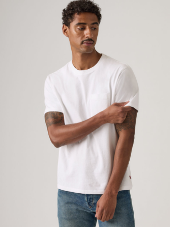 BARBATI - Levi's Tricou Alb Relaxed Barbati