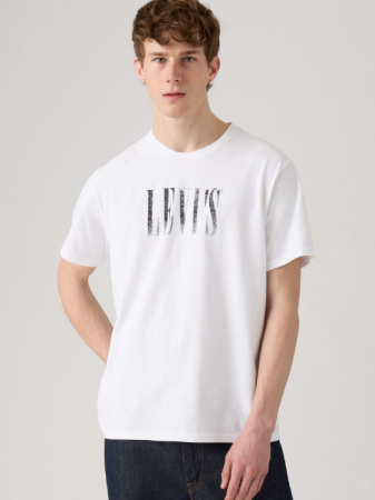 BARBATI - Levi's Tricou Alb Relaxed Barbati