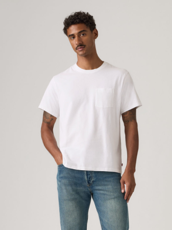 BARBATI - Levi's Tricou Alb Relaxed Barbati