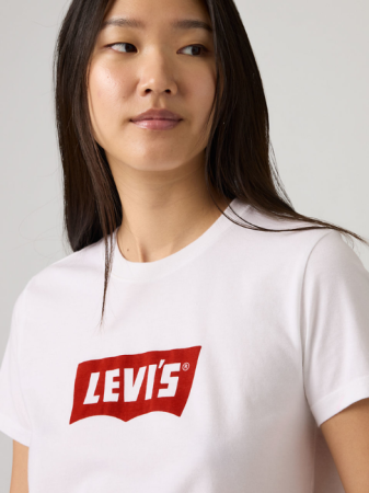 FEMEI - Levi's Tricou Alb Relaxed Femei
