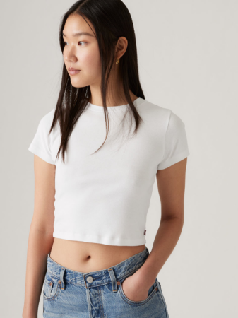 FEMEI - Levi's Tricou Alb Slim Femei