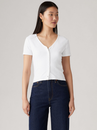 FEMEI - Levi's Tricou Alb Slim Femei