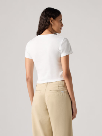 FEMEI - Levi's Tricou Alb Slim Femei