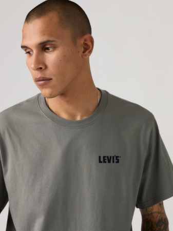 МУЖЧИНЫ - Levi's Мужская Футболка Тёмная Серая Relaxed