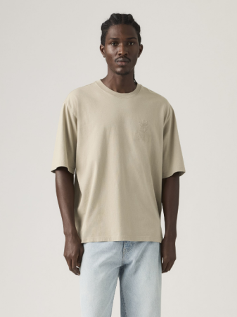 МУЖЧИНЫ - Levi's Мужская Футболка Бежевая Relaxed