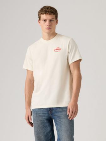 МУЖЧИНЫ - Levi's Мужская Футболка Беживая Relaxed