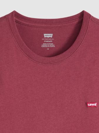 МУЖЧИНЫ - Levi's Мужская Футболка Вишнево-Красная Regular