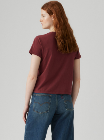 FEMEI - Levi's Tricou Rosu Regular Femei