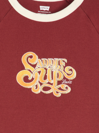 Tricouri si Topuri - Levi's Tricou Rosu Slim Femei