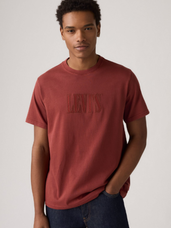 Tricouri si Polo - Levi's Tricou Rosu Relaxed Barbati