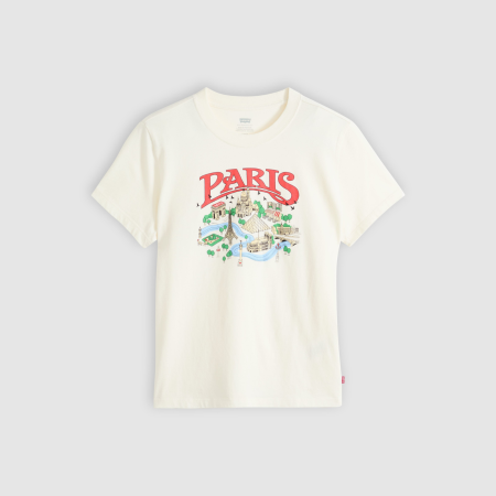 Tricouri si Topuri - Levi's Tricou Crem Regular Femei