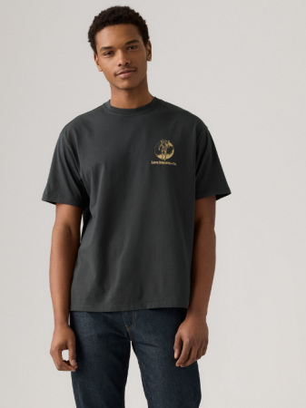 BARBATI - Levi's Tricou Gri Inchis Relaxed Barbati