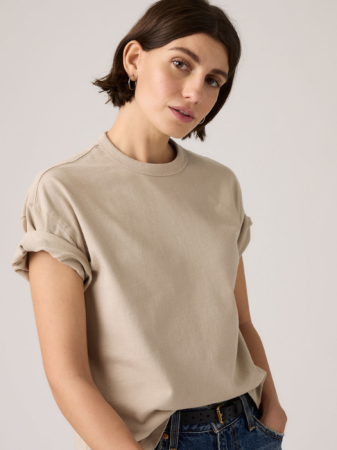 FEMEI - Levi's Tricou Gri Relaxed Femei