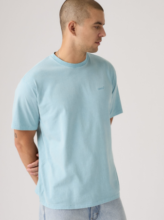 BARBATI - Levi's Tricou Albastru Deschis Relaxed Barbati