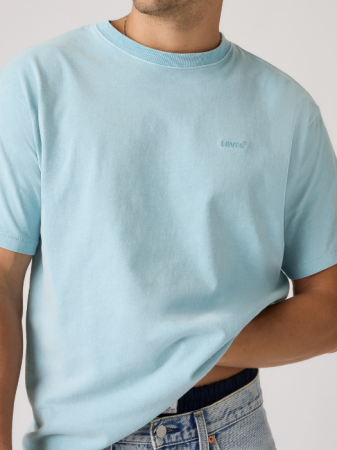 BARBATI - Levi's Tricou Albastru Deschis Relaxed Barbati