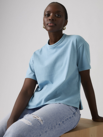 FEMEI - Levi's Tricou Albastru Deschis Relaxed Femei