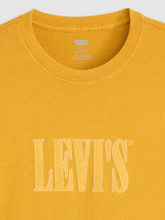 Tricouri si Polo - Levi's Tricou Galben Mustar Relaxed Barbati