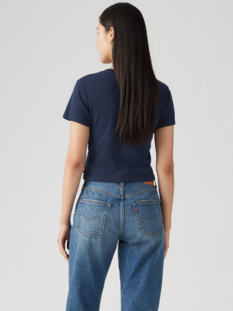 ЖЕНЩИНЫ - Levi's Женская Футболка Темно-Синяя Slim