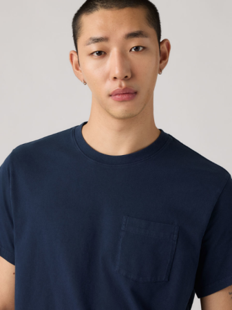 BARBATI - Levi's Tricou Navy/Verde Relaxed Barbati