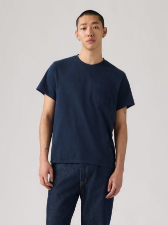 BARBATI - Levi's Tricou Navy/Verde Relaxed Barbati