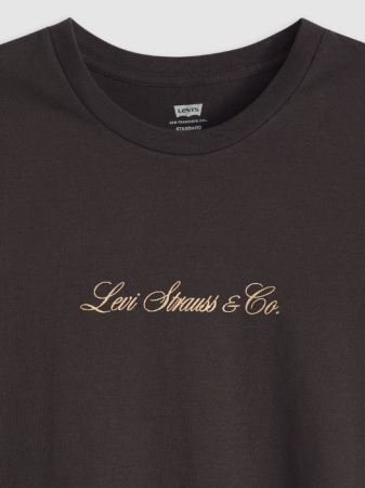 BARBATI - Levi's Tricou Negru Regular Barbati