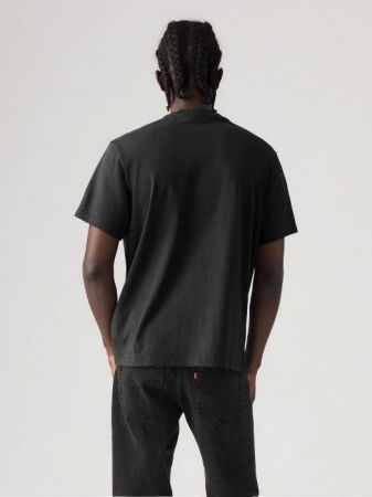 BARBATI - Levi's Tricou Negru Relaxed Barbati