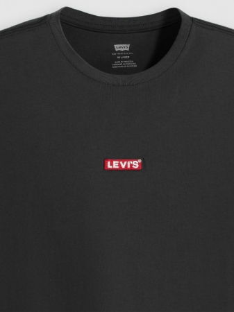 BARBATI - Levi's Tricou Negru Relaxed Barbati