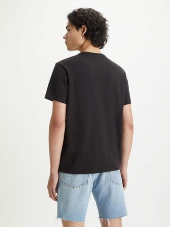 BARBATI - Levi's Tricou Negru Relaxed Barbati