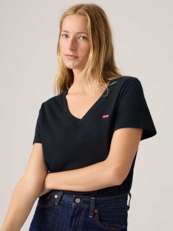 FEMEI - Levi's Tricou Negru Regular Femei