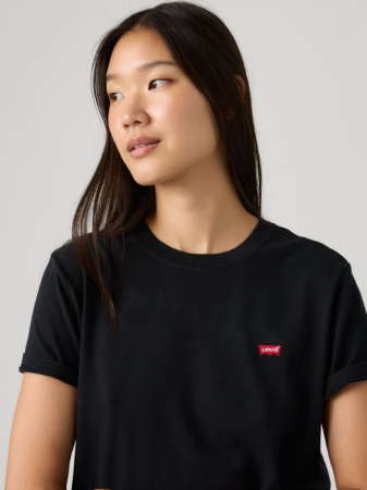 FEMEI - Levi's Tricou Negru Regular Femei