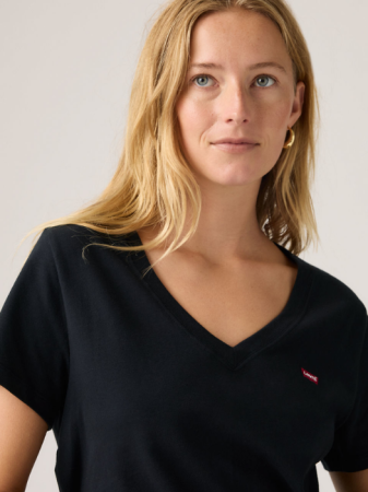 FEMEI - Levi's Tricou Negru Regular Femei