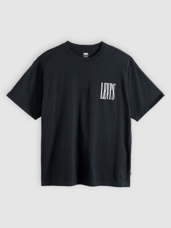 МУЖЧИНЫ - Мужская Футболка Чёрная Relaxed