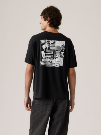 МУЖЧИНЫ - Levi's Мужская Футболка Чёрная Relaxed