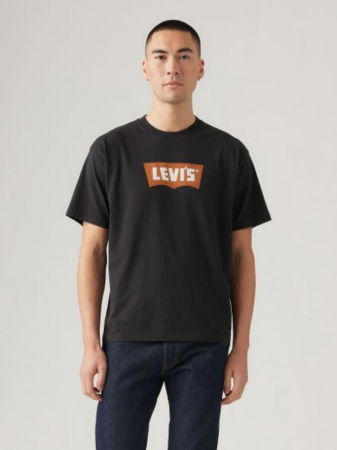 Tricouri si Polo - Levi's Tricou Negru Relaxed Barbati