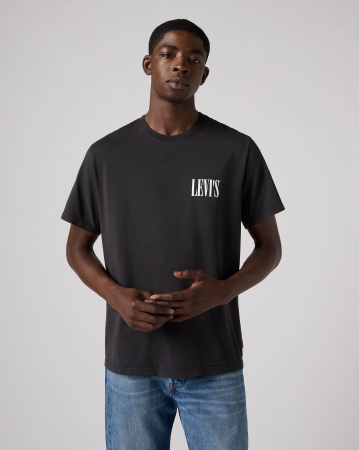 Tricouri si Polo - Levi's Tricou Negru Relaxed Barbati