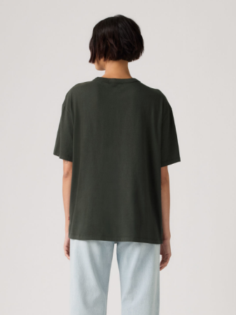 FEMEI - Tricou Negru Relaxed Femei